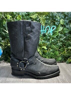 El Presidente Stingray God Collection Men Harness Black Boot 13 Distressed